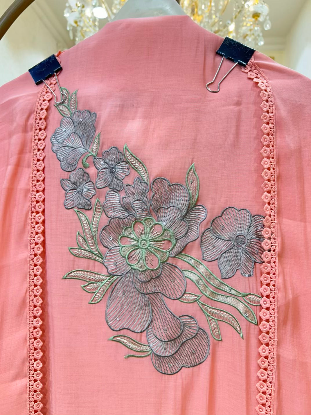 Elmyra Sequin Resham Chanderi Suit