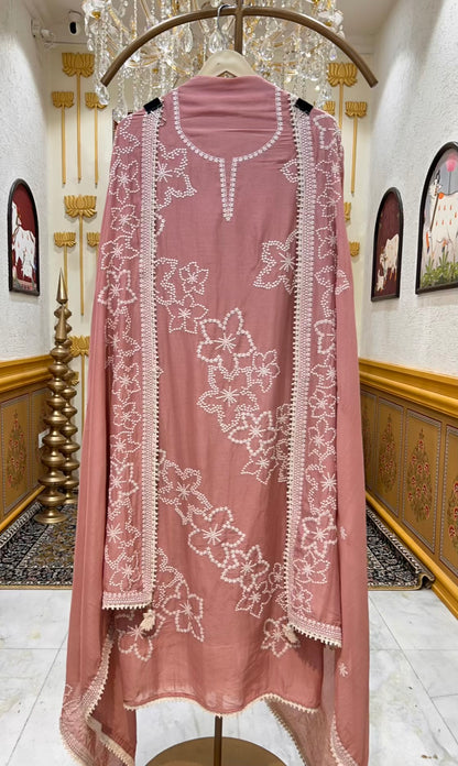 Evara Threadloom Chanderi Suit