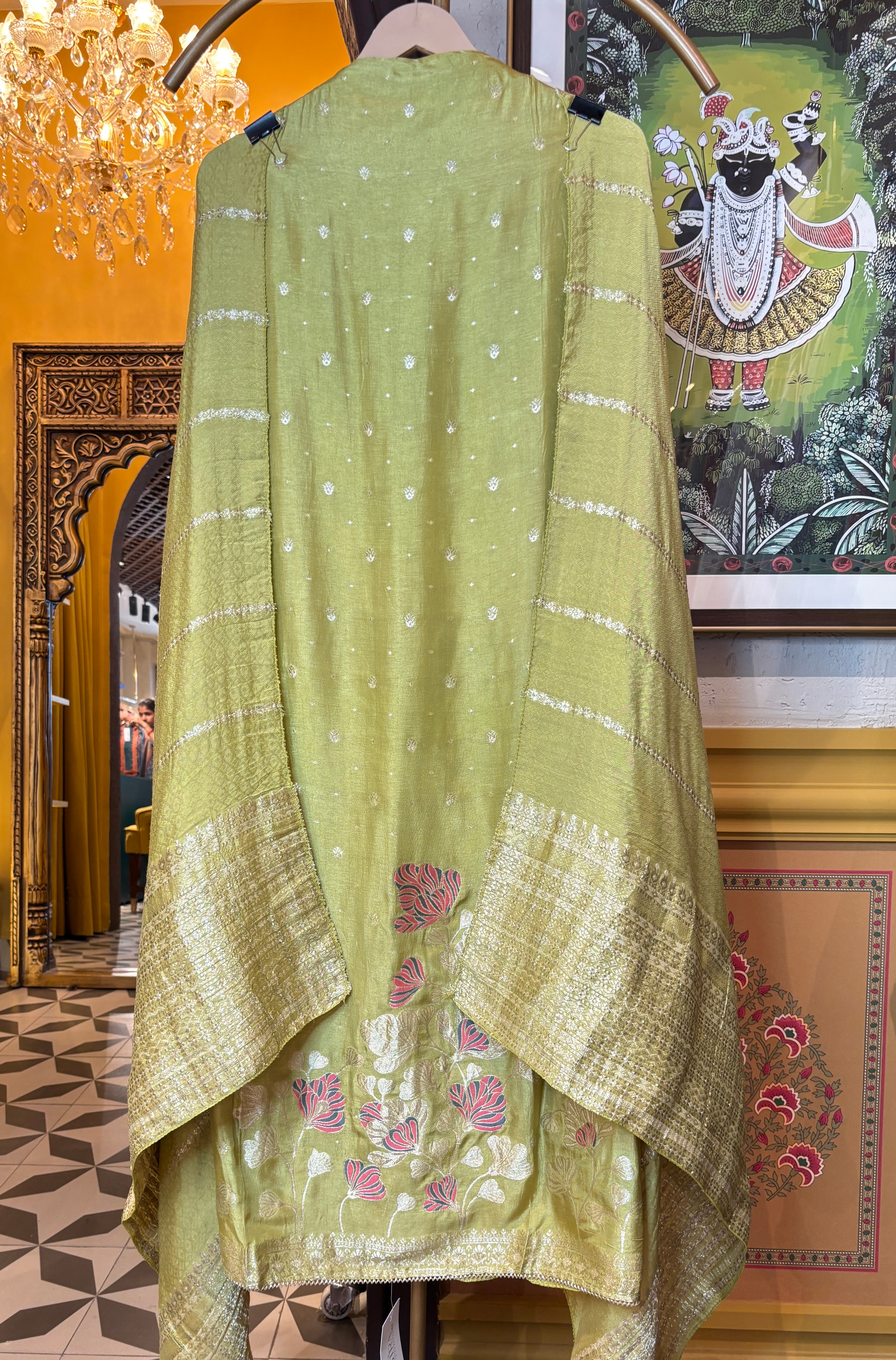 Ruhaniyat Banarasi Suit (Yellow)
