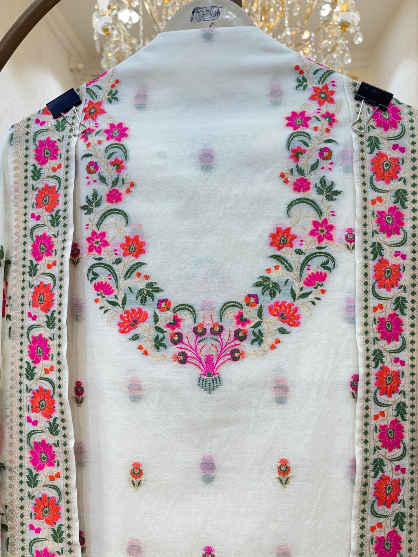 Rajvella Banarasi Chanderi Suit