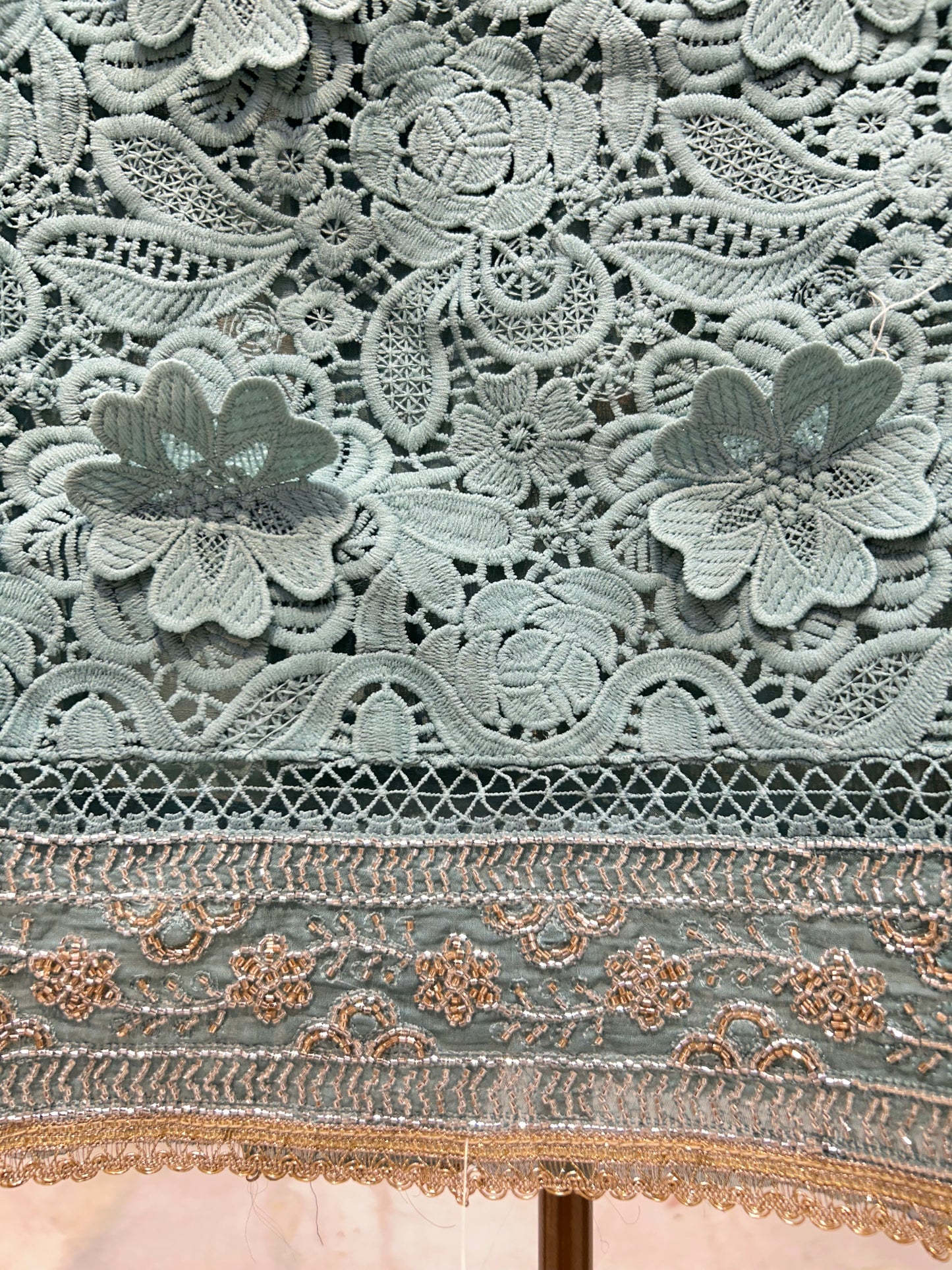 Ira Crochet Chanderi Suit