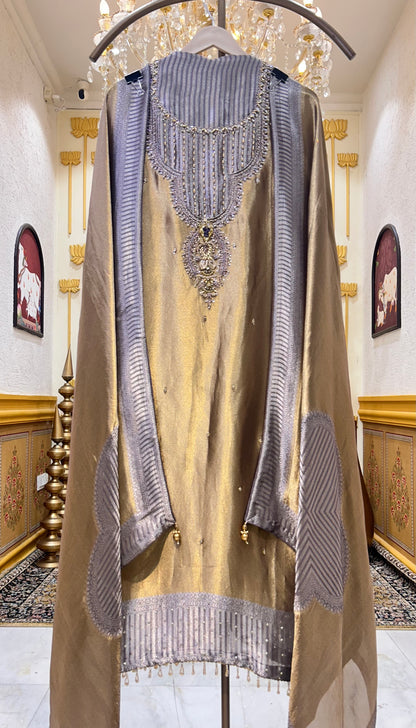 Chandzari Organza Suit