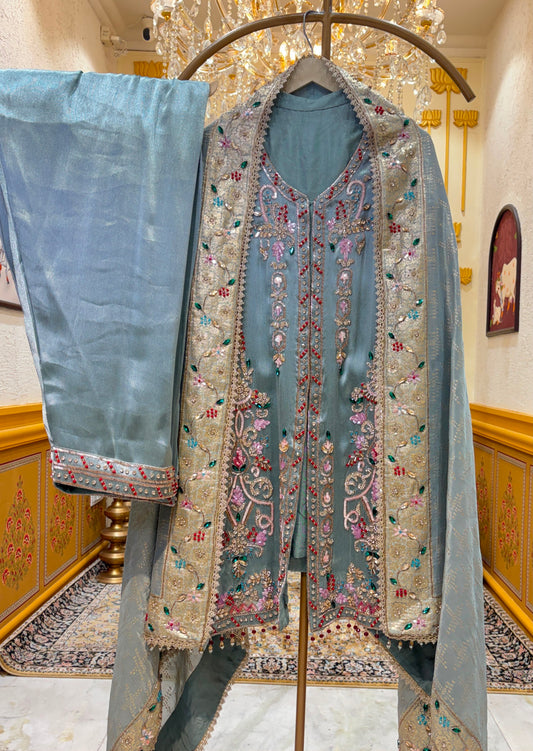 Naazira Organza Farshi Set