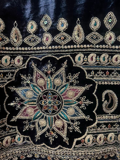 Zohraé-Velvet Suit (Blue)