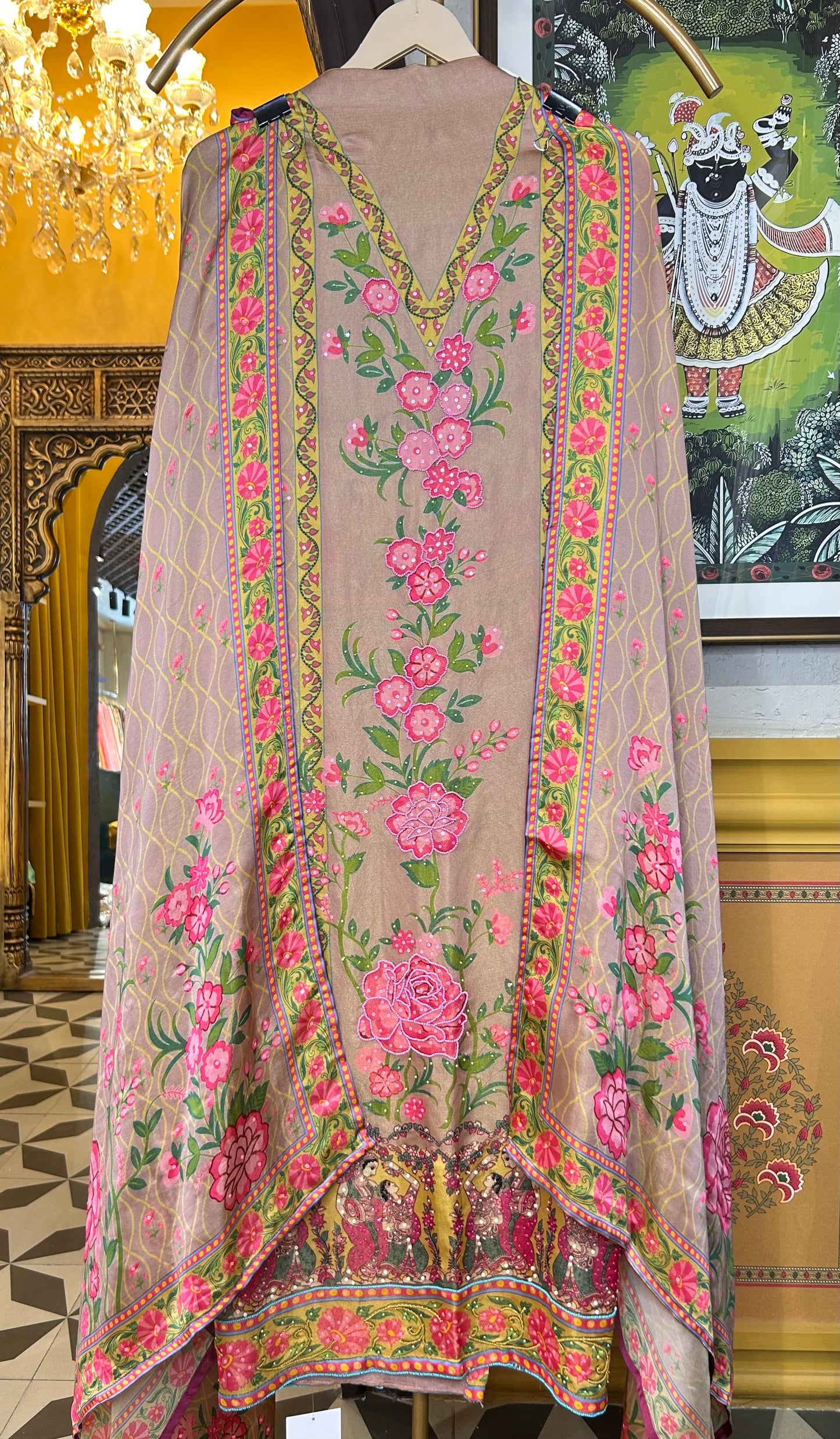 Gulnaaz Bagh Suit (Beige)