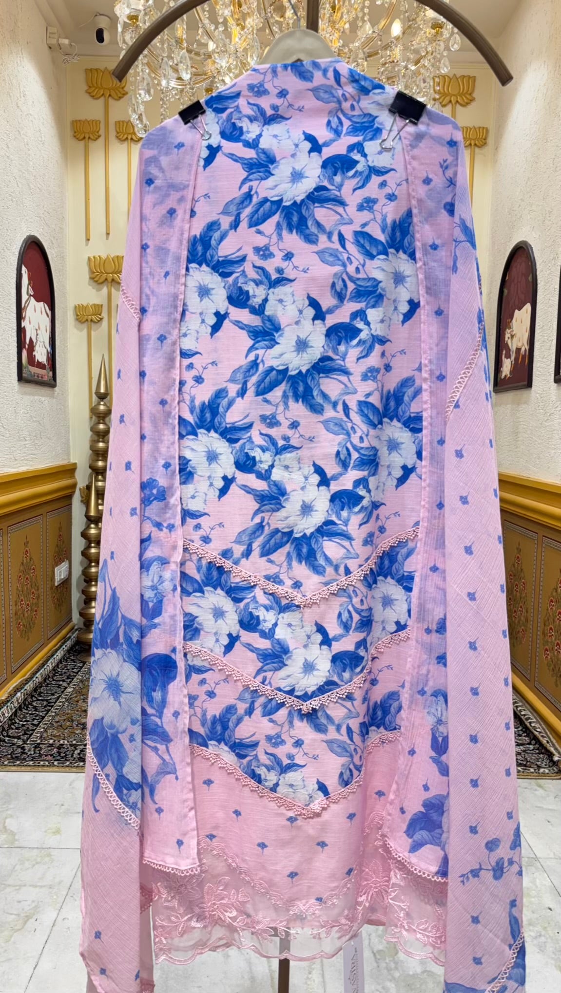Noorie Cotton Lace Suit