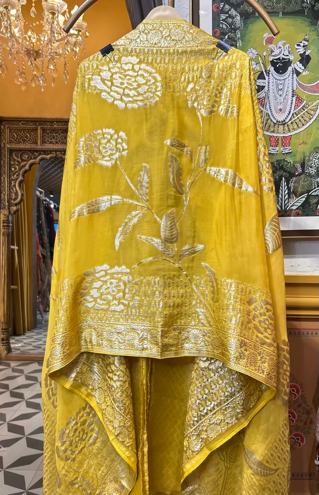 Sabeira Organza Suit (Yellow)