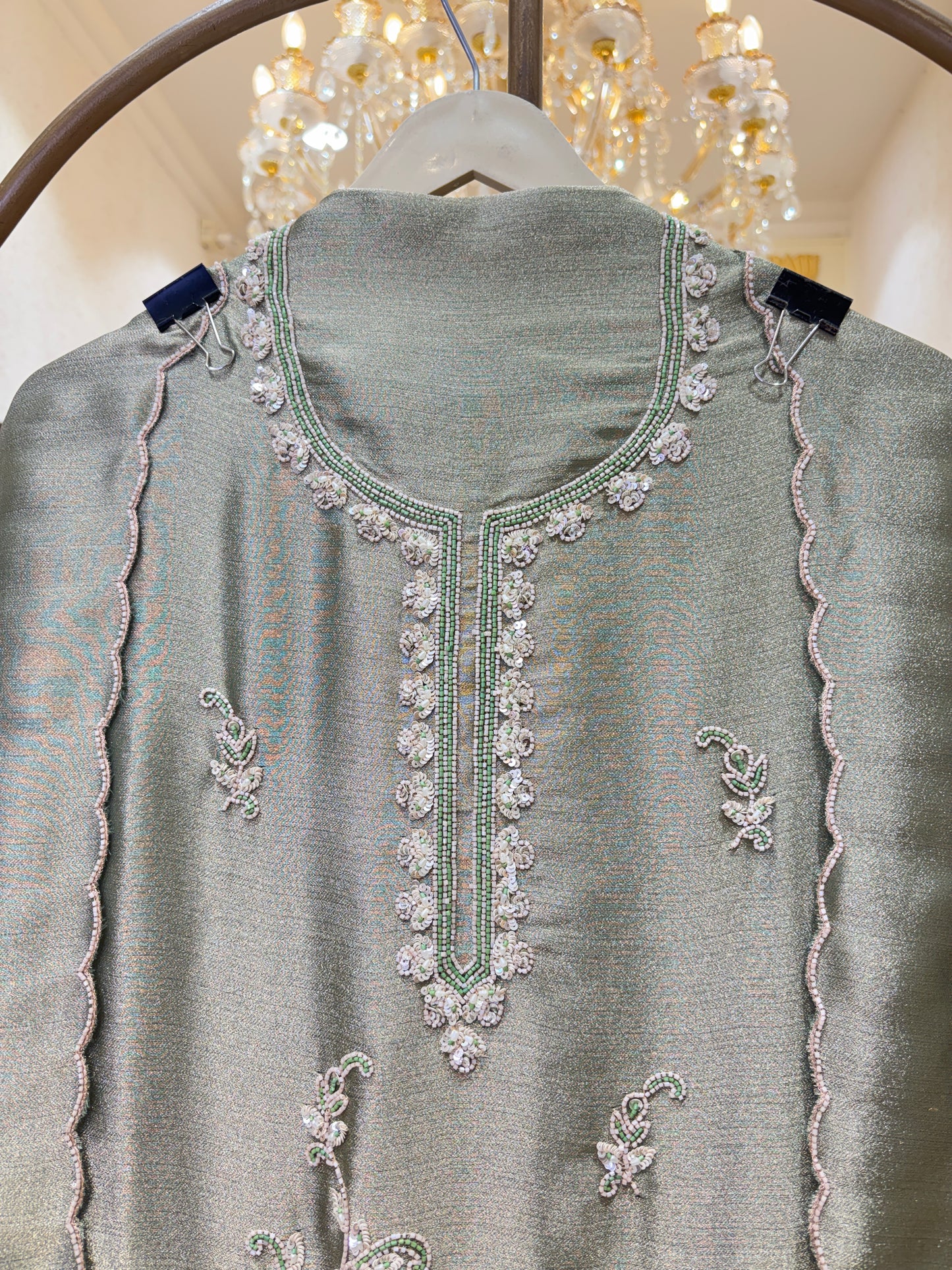Luméra Pearl Tissue Organza Suit