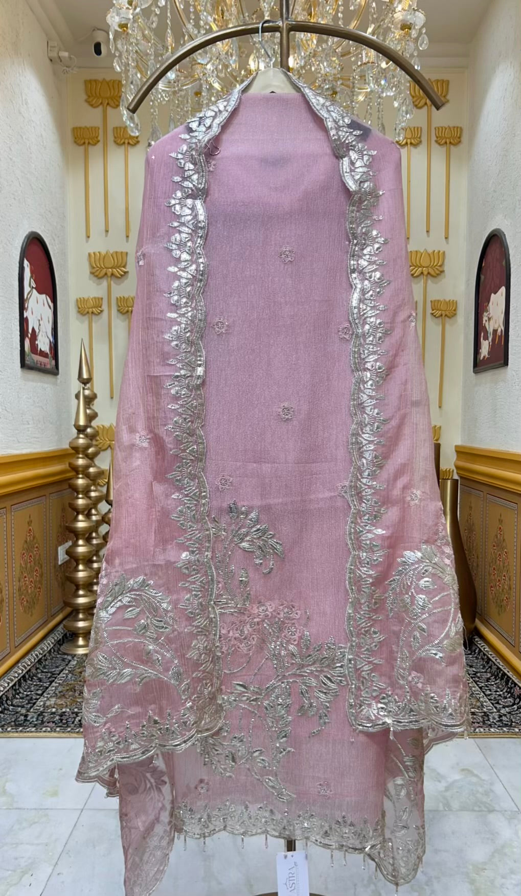 Ishra Leather Élan Suit (Pink)