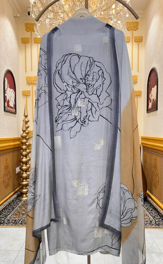 Zehna Threadloom Suit (Grey)