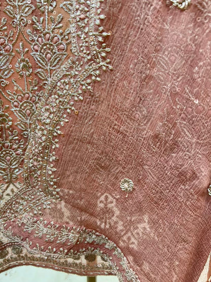 Elara Sequin Royale Suit (Onion Pink)