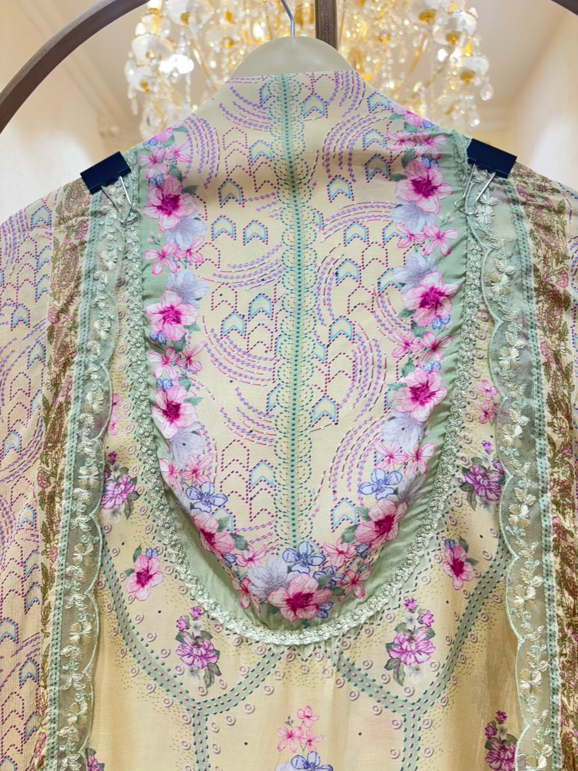 Sia Lace Muslin Suit