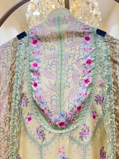 Sia Lace Muslin Suit