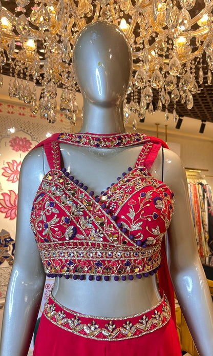 Gulnaar Muse Crop Top Set