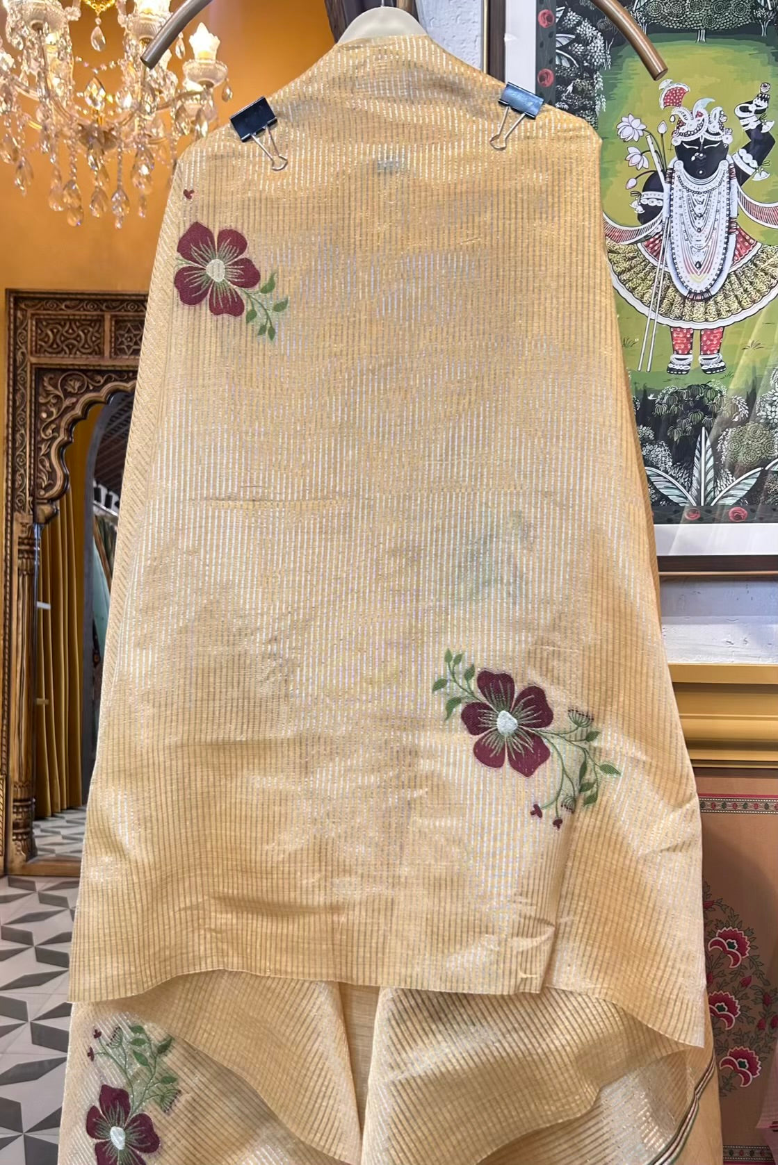 Zarjam Jamdhani Suit (Yellow)