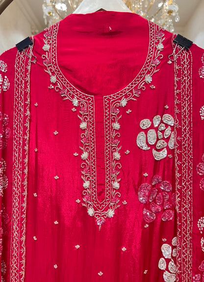 Ruhara Silken Veil Suit (Magenta)