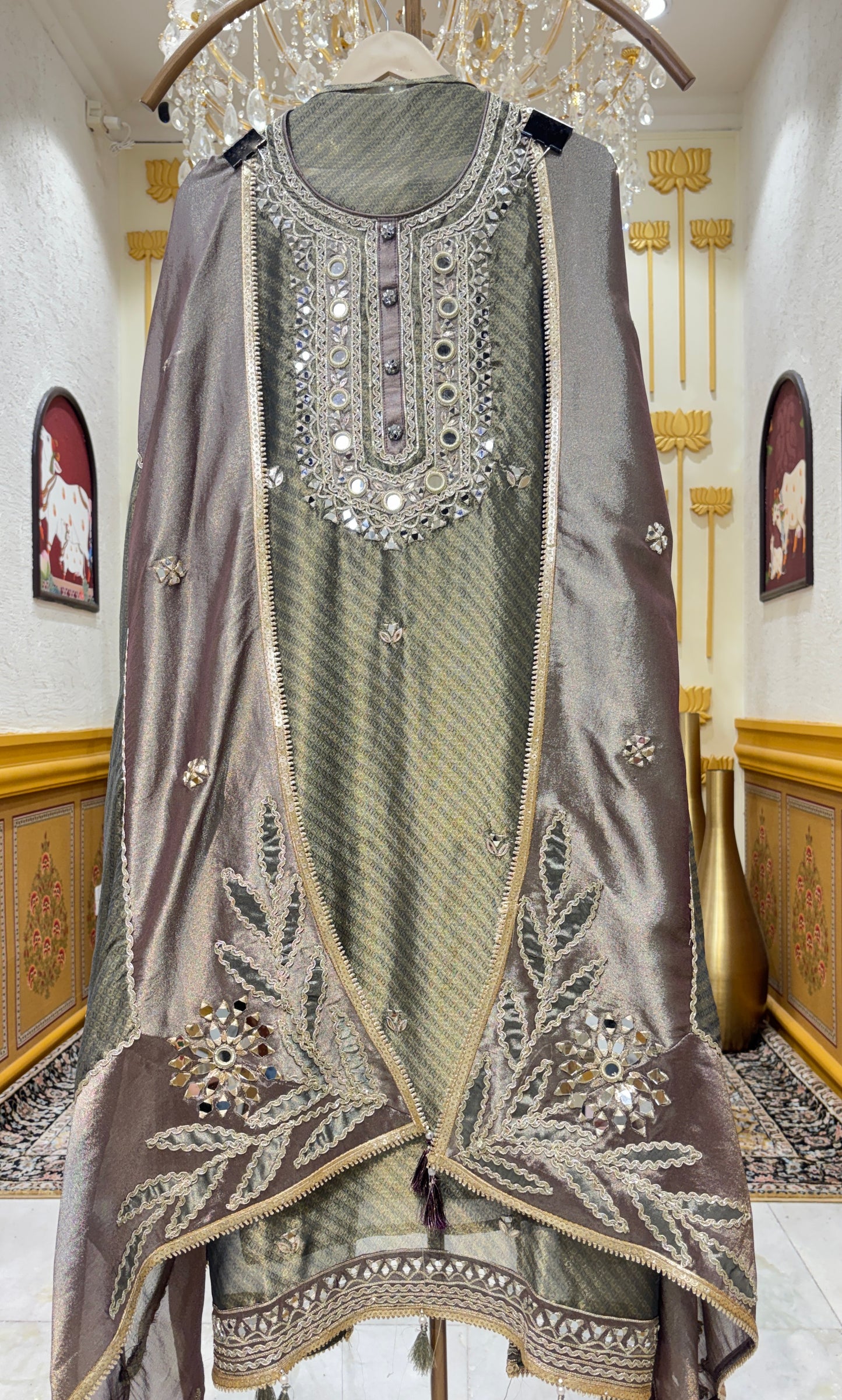 Zar Afreen Mirror Suit