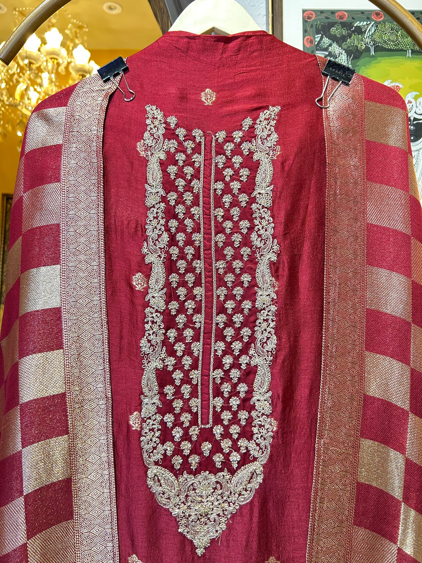 Élarisse D’Or Pure Silk Suit