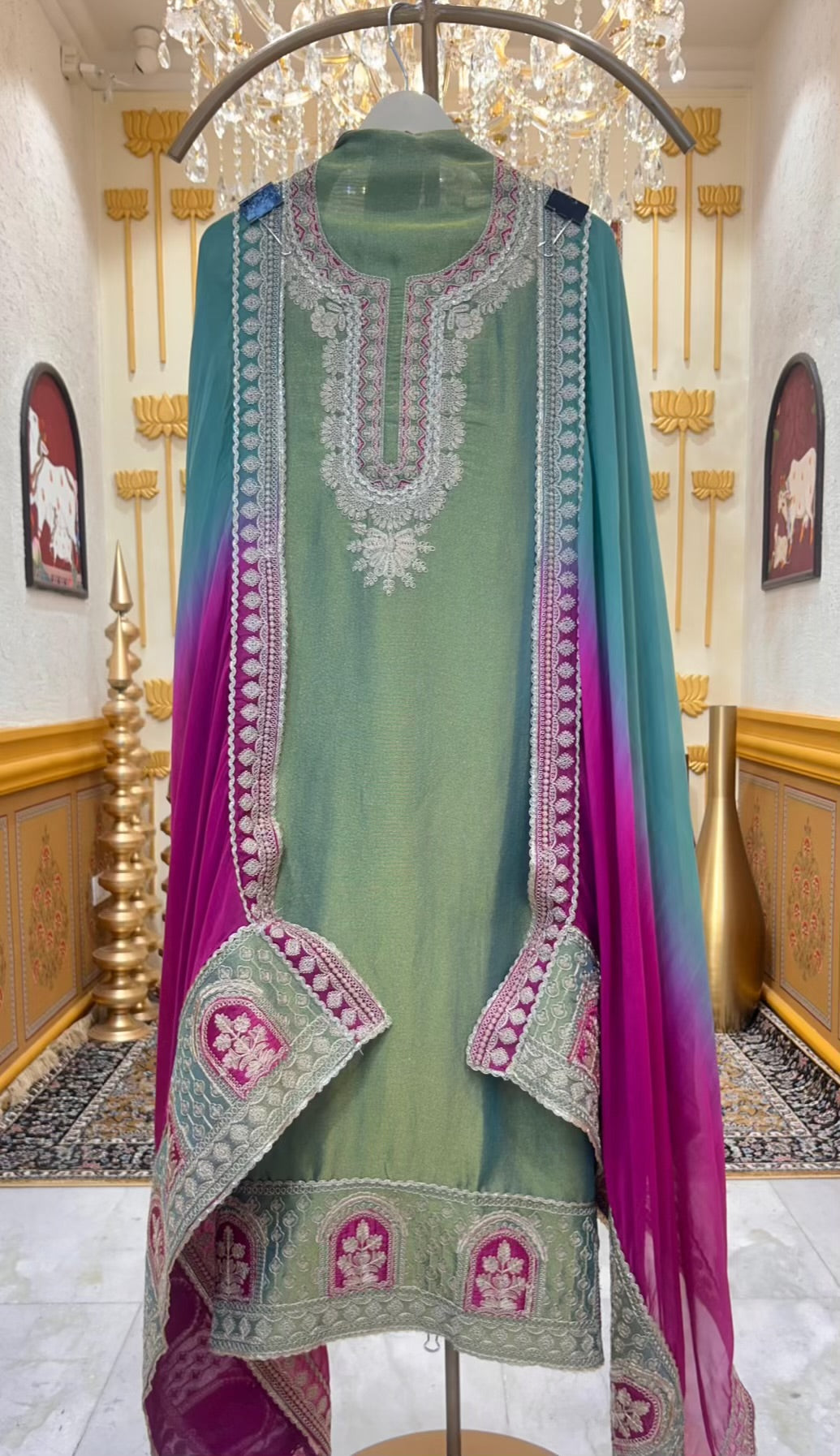 Mahzara Dori Work Suit (Green)