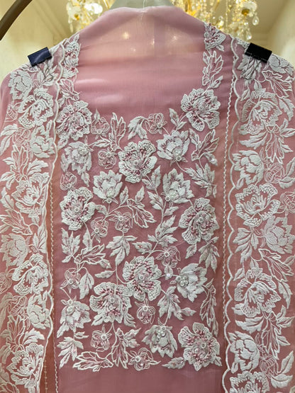 Elara Chiffon Grace Suit (Pink)