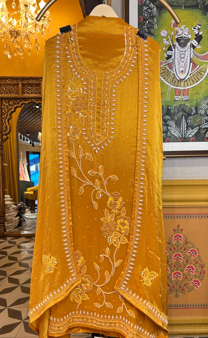 Zehra Sitara Suit (Yellow)