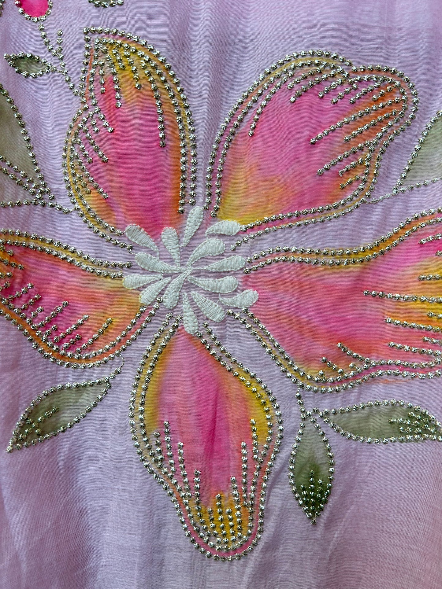 Sumbul Mul Chanderi Suit (Pink)