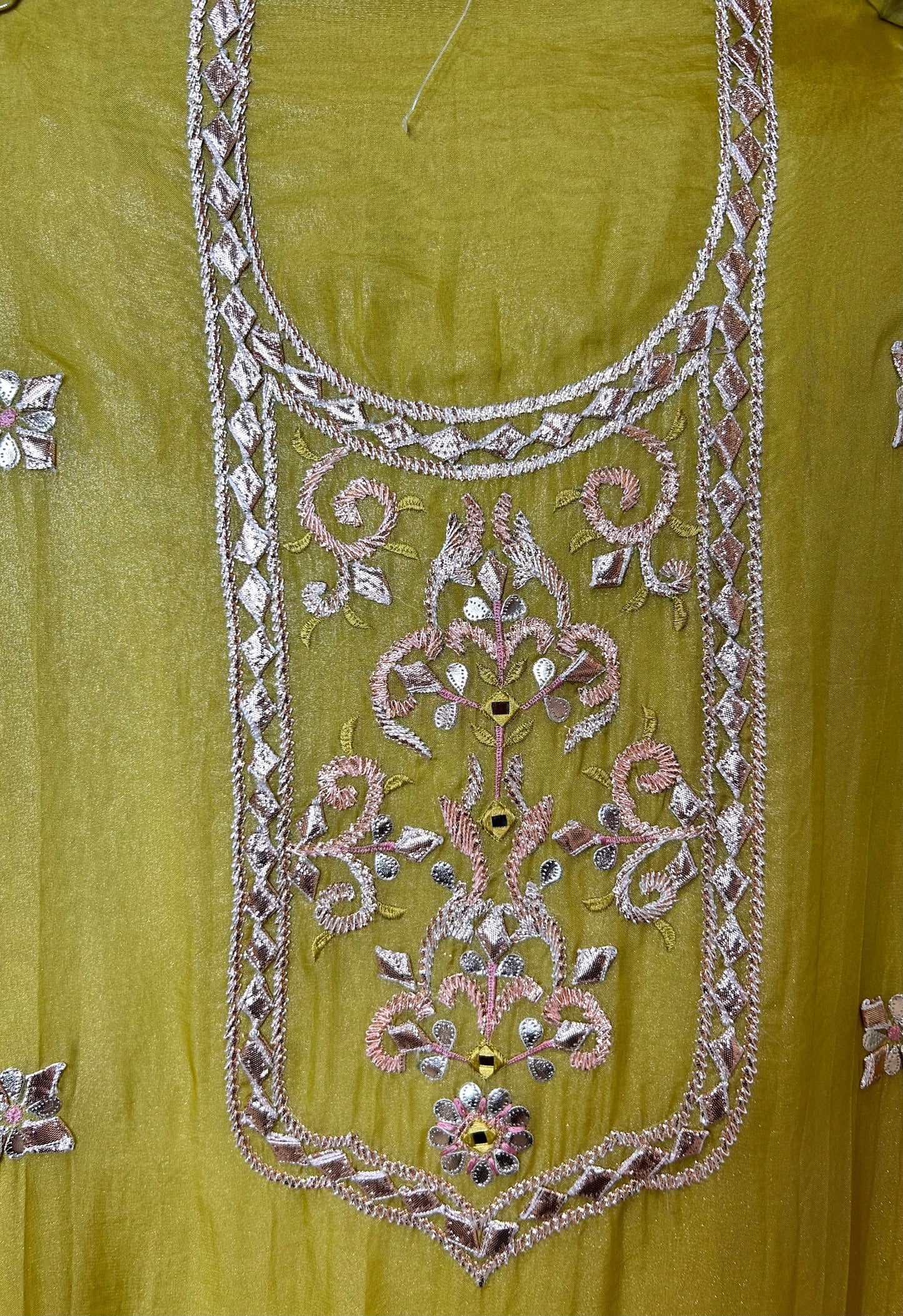 Nayra Mirror & Gotapatti Organza Suit