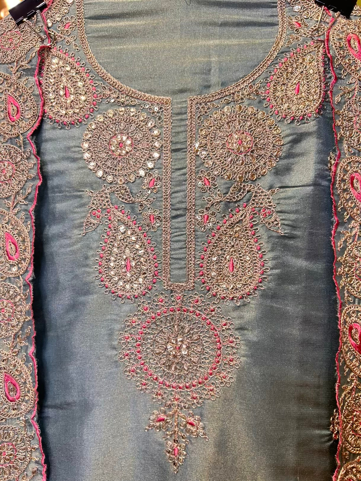 Zarwisha Organza Suit (Blue)