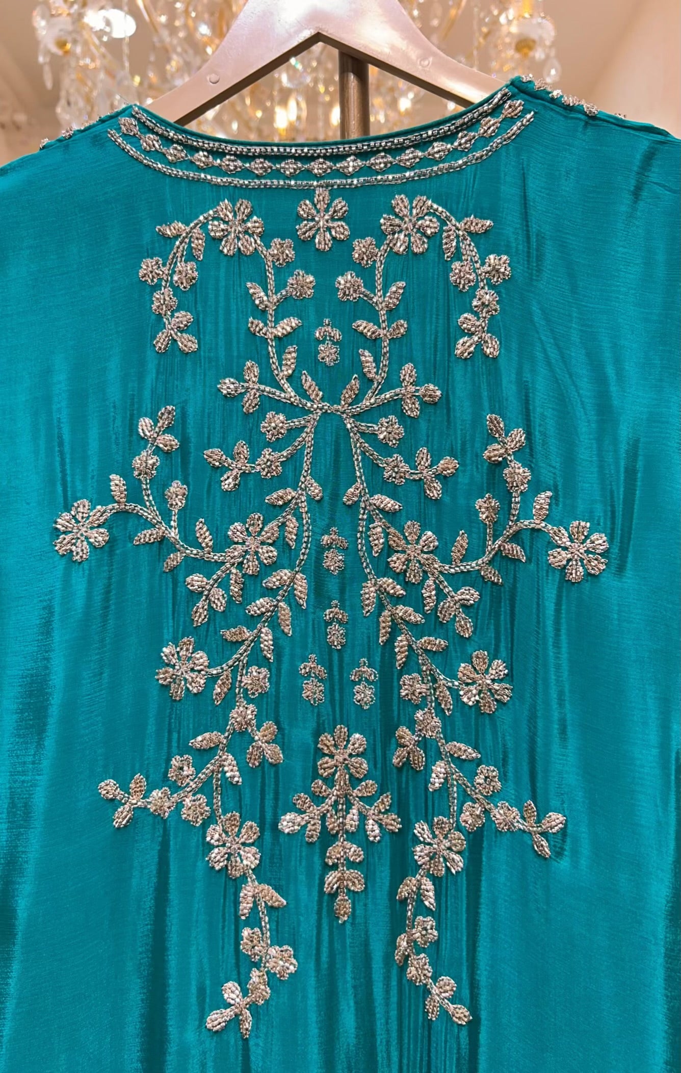 Elina Chinon Handwork Sharara Set (Green)
