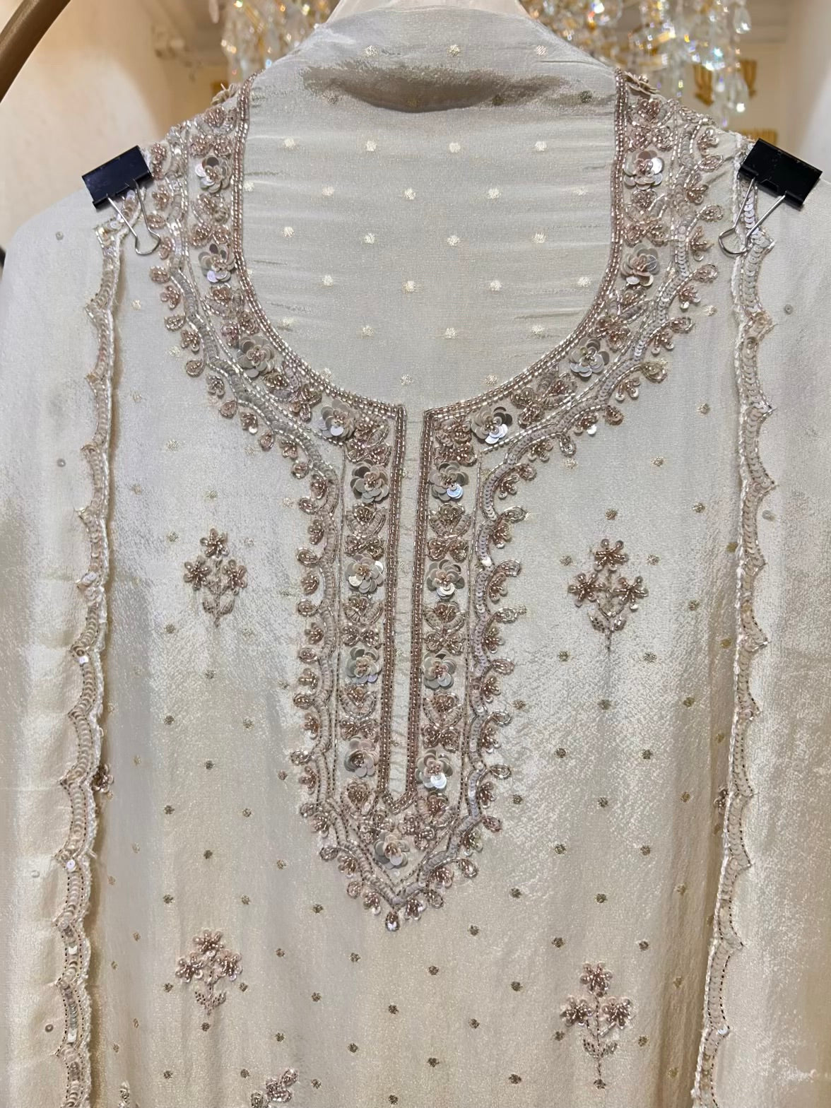 Zehraani Ivory Glow Suit