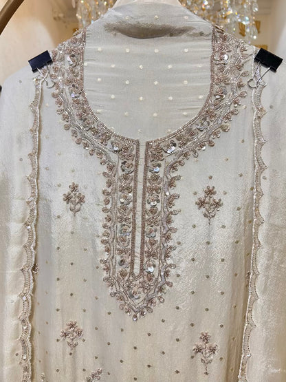 Zehraani Ivory Glow Suit