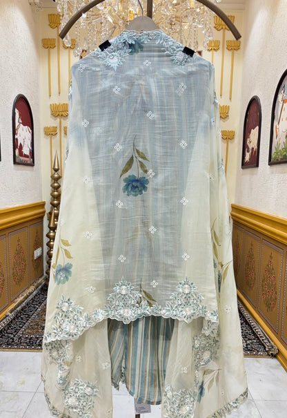 Ira Thread Chanderi Suit