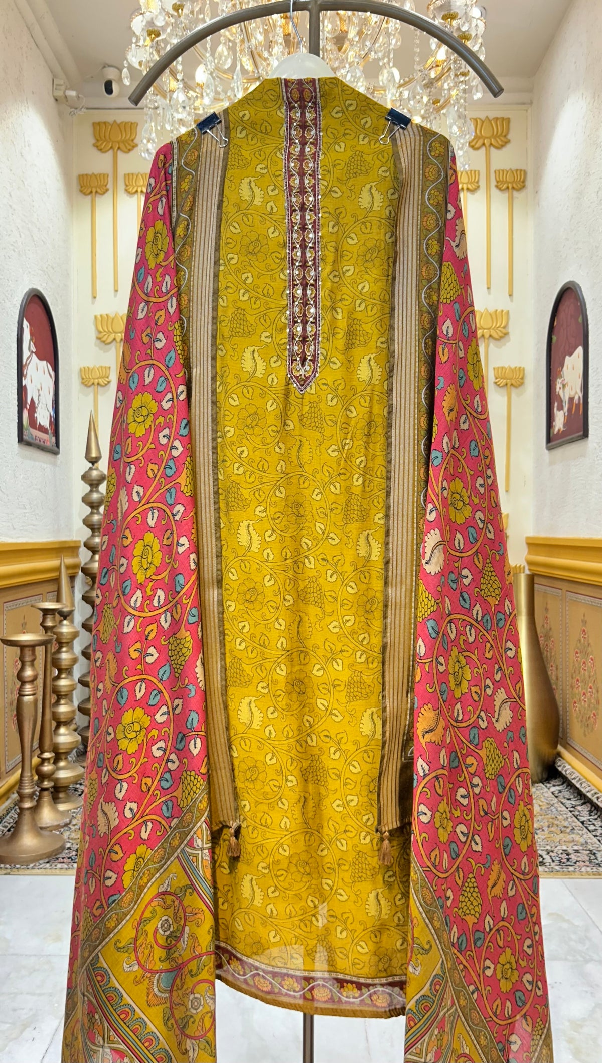 Kashni Ajrakh Suit
