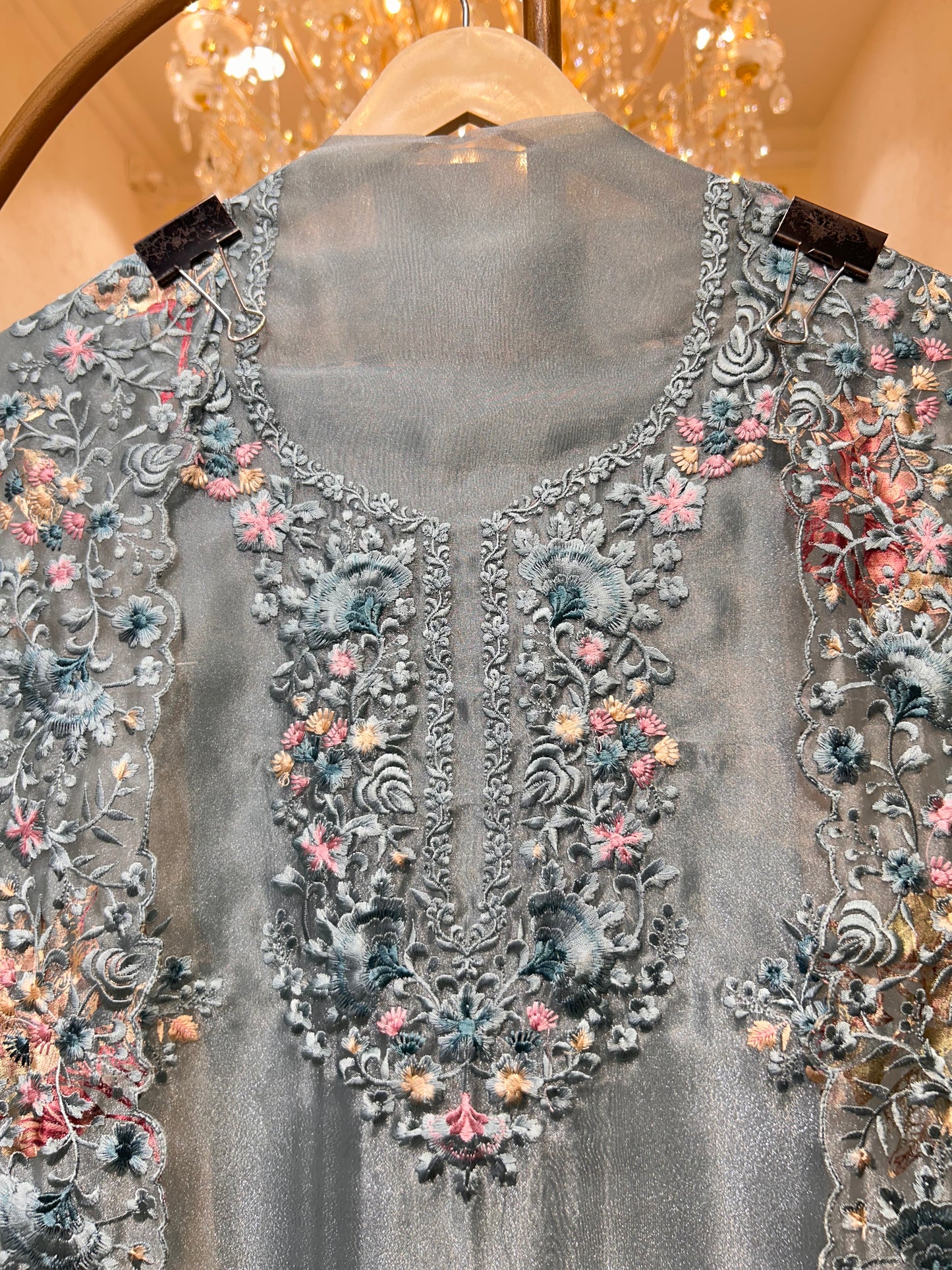 Husna Threadcrafted Suit (Blue)