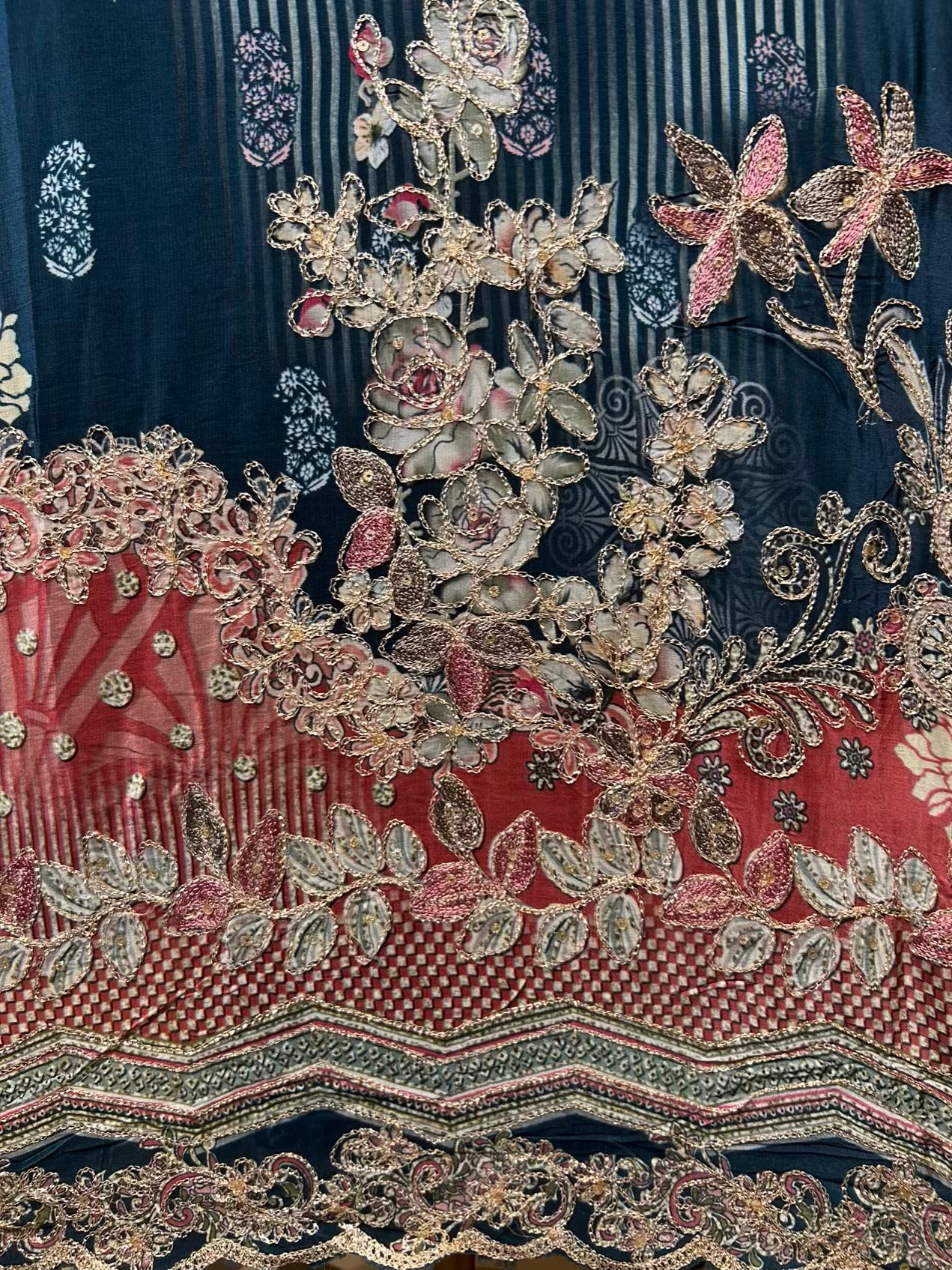 Naaz-e-Zari (Blue)