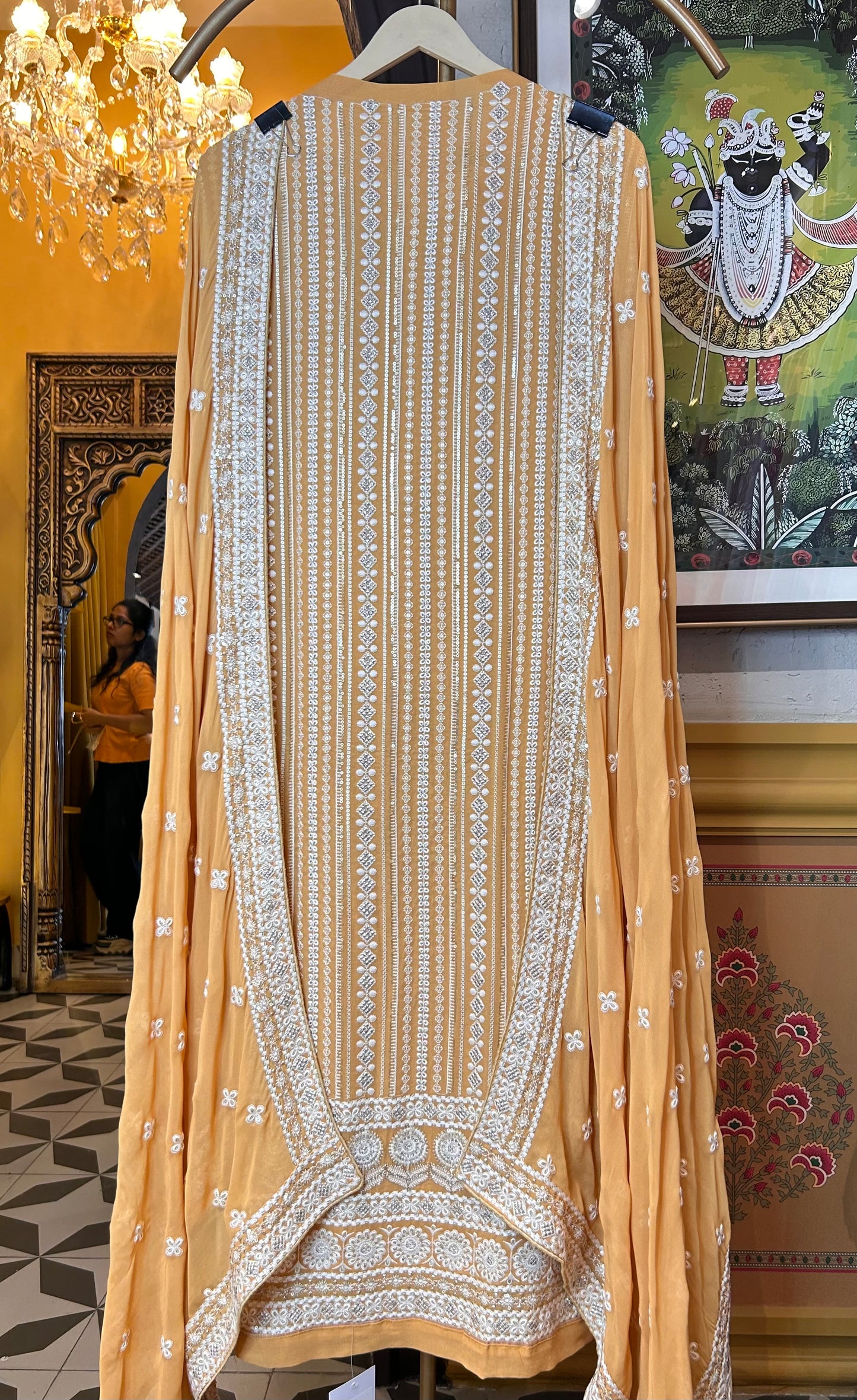 Amaira Georgette Suit (Yellow)