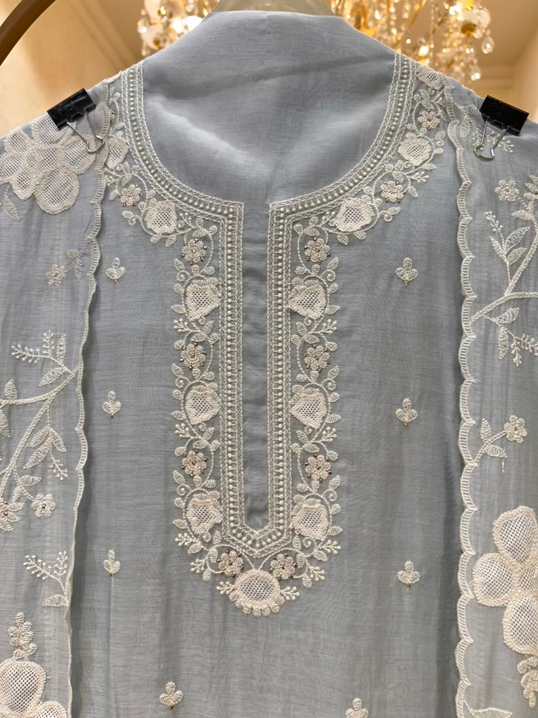 Liora Thread Veil Chanderi Sui
