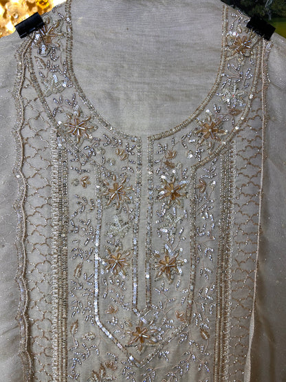 Gulbadan Organza Suit