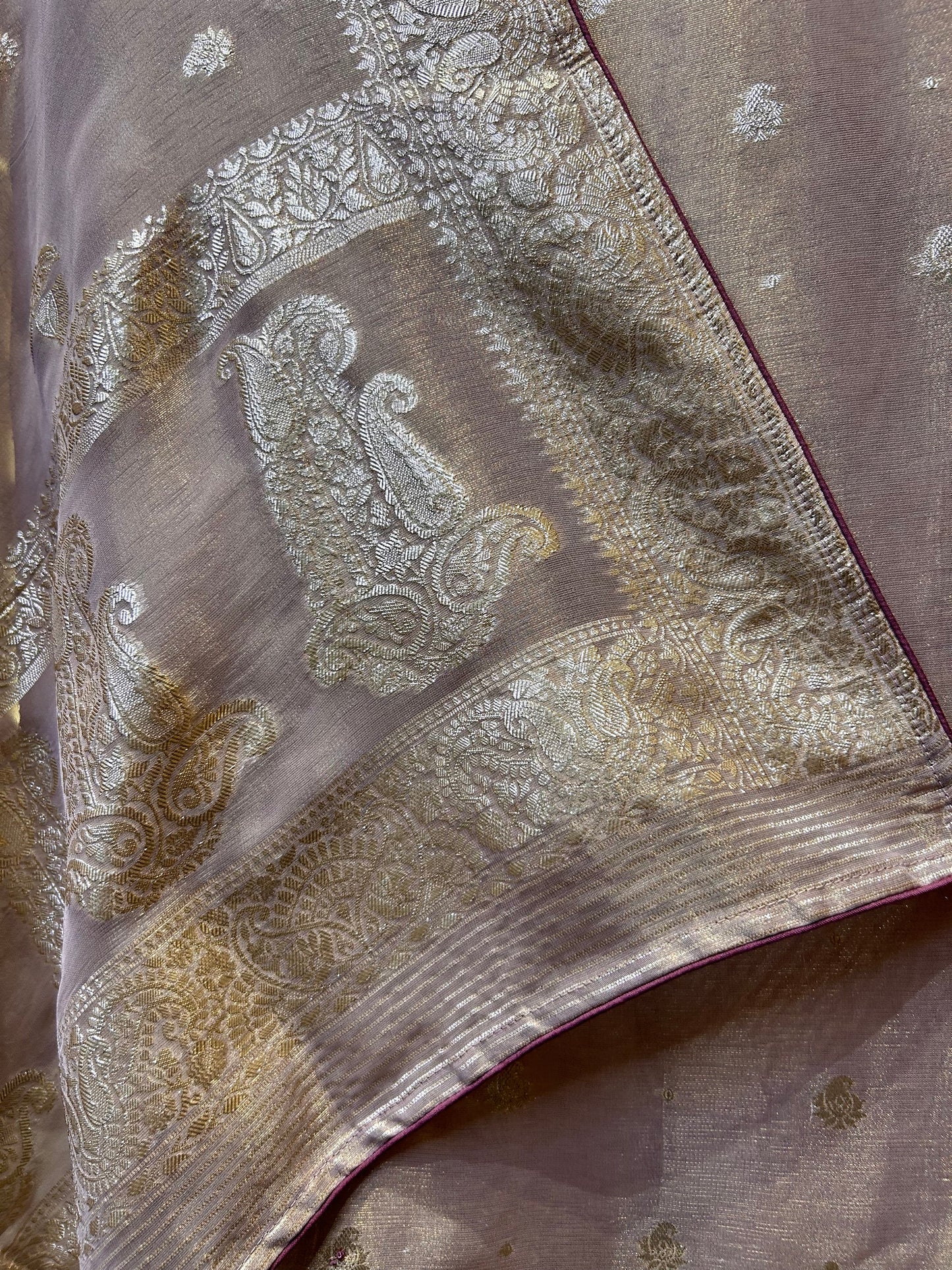 Celeste Shimmer Organza Suit