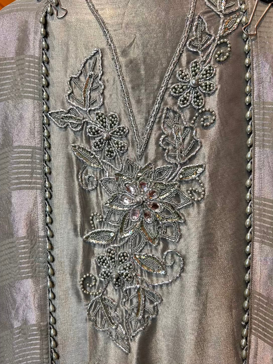 Zarmeen Organza Suit (Green)