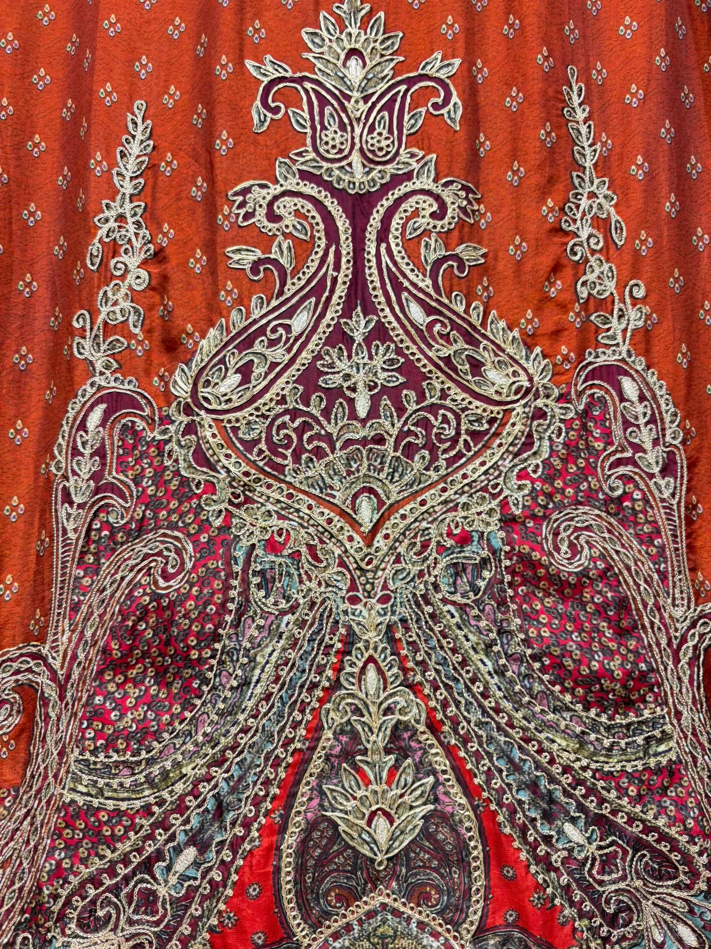 Vira Zari Crepe Suit