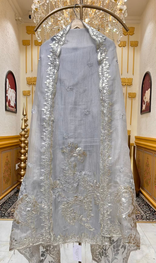 Ishra Leather Élan Suit (Grey)