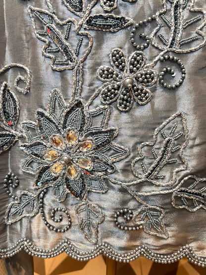 Zarmeen Organza Suit (Blue)