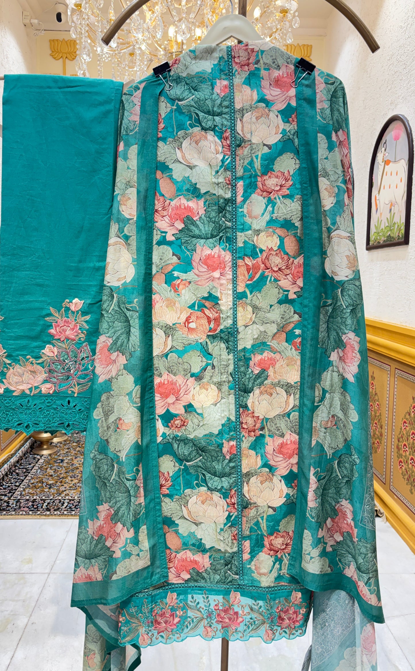Gulnaar Cotton Grace Suit