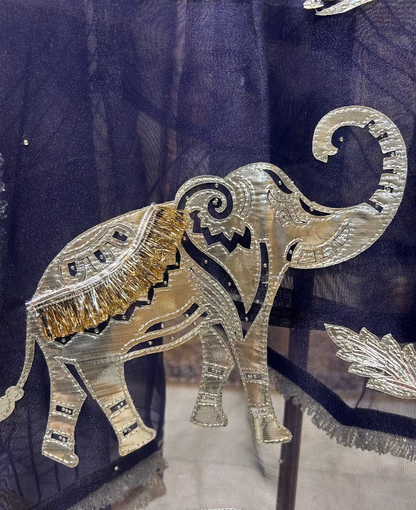 Arezza Leather Work Suit (Navy Blue)