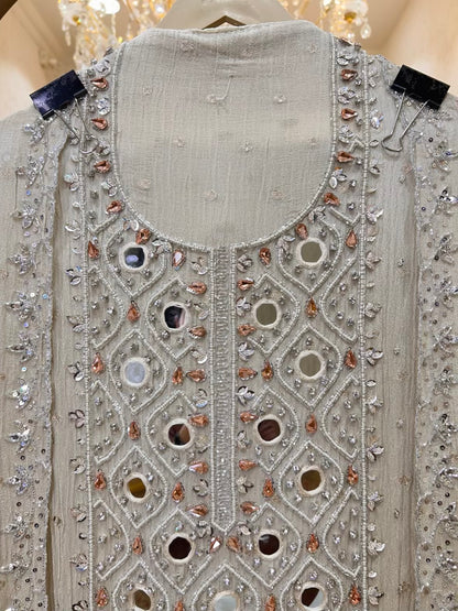 Mehira Tissue Aaina Suit