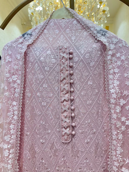 Naira Sequin Georgette Suit