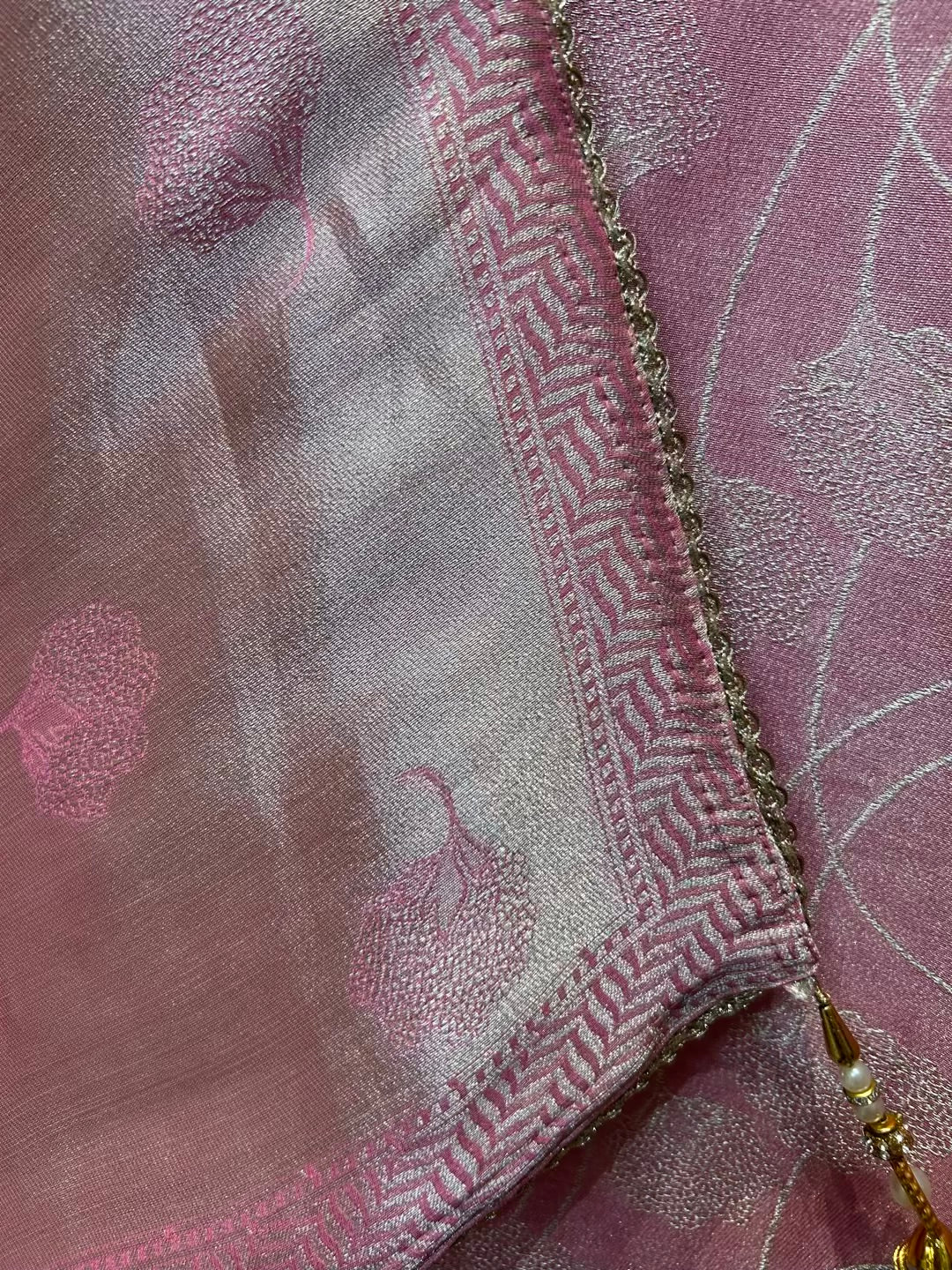 Zarbanoor Brocade Suit (Pink)