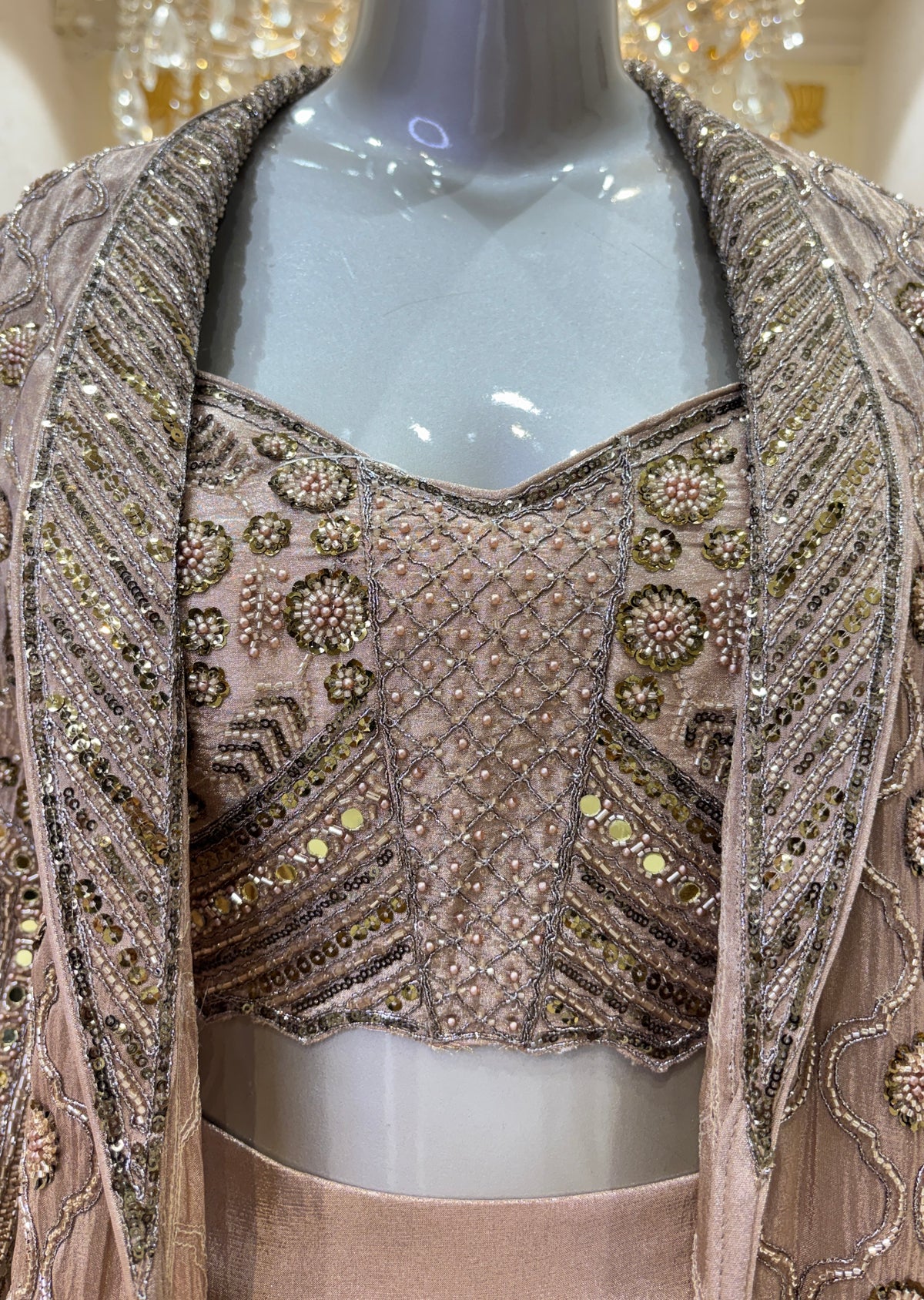 Zarafshaan Jacket Lehenga