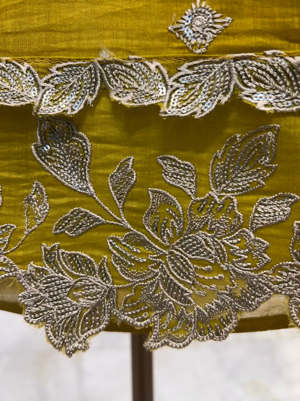 Zarvika Zari Phool Suit (Mustard)